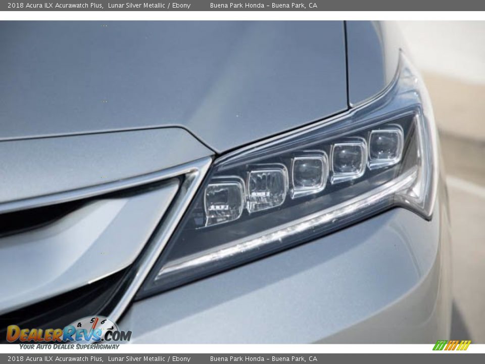 2018 Acura ILX Acurawatch Plus Lunar Silver Metallic / Ebony Photo #9