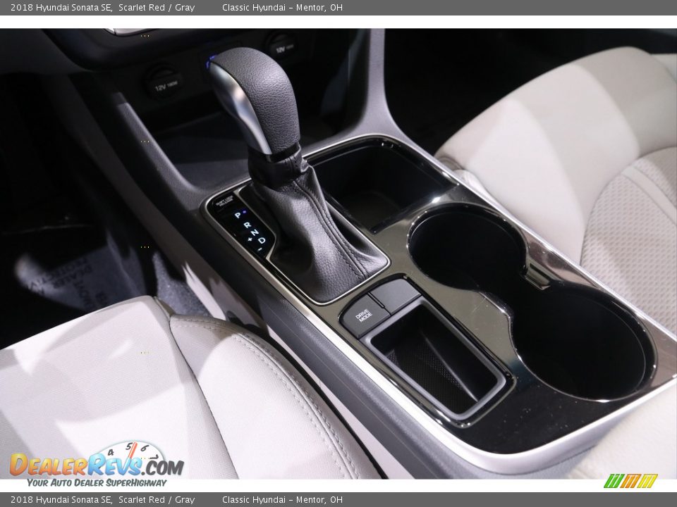 2018 Hyundai Sonata SE Scarlet Red / Gray Photo #14