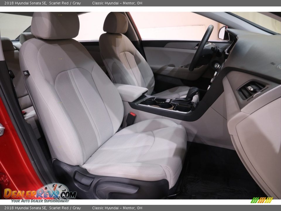 2018 Hyundai Sonata SE Scarlet Red / Gray Photo #15