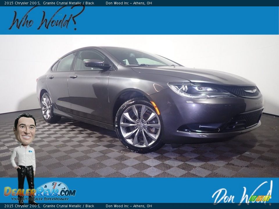 2015 Chrysler 200 S Granite Crystal Metallic / Black Photo #1