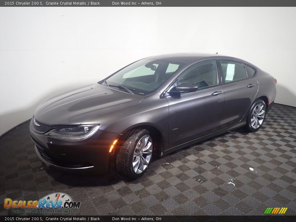 2015 Chrysler 200 S Granite Crystal Metallic / Black Photo #8
