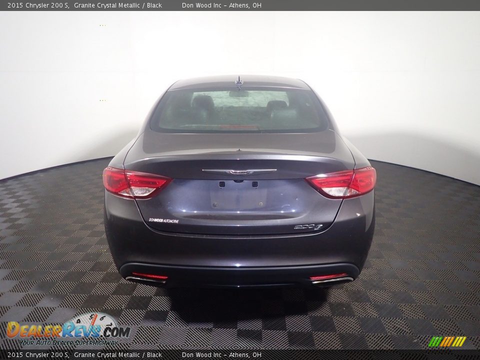 2015 Chrysler 200 S Granite Crystal Metallic / Black Photo #12