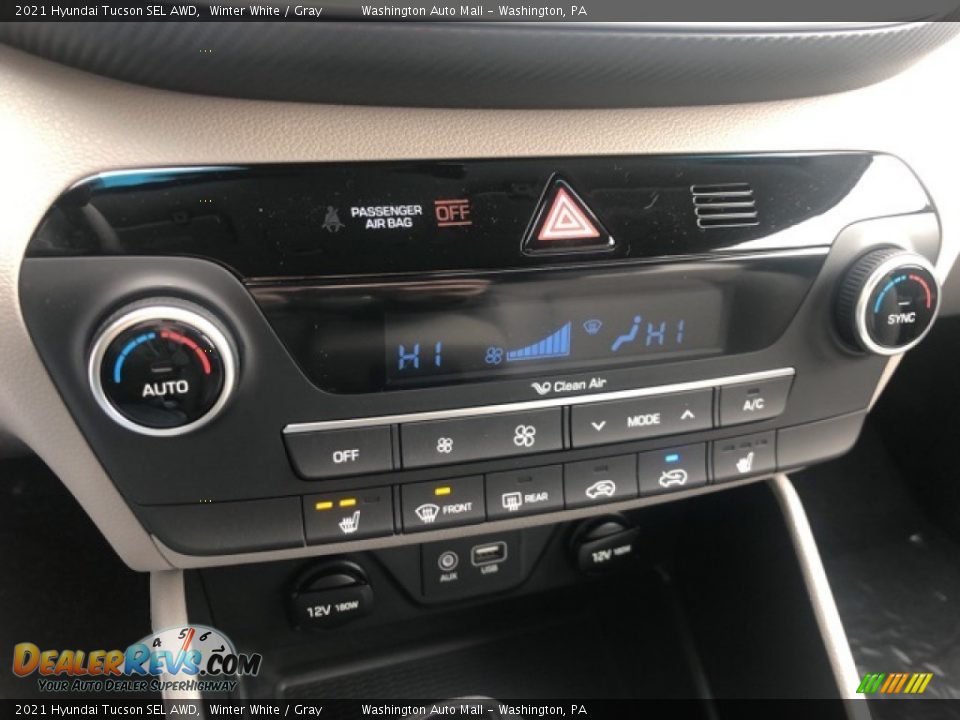 2021 Hyundai Tucson SEL AWD Winter White / Gray Photo #8