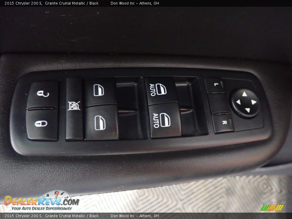 2015 Chrysler 200 S Granite Crystal Metallic / Black Photo #20