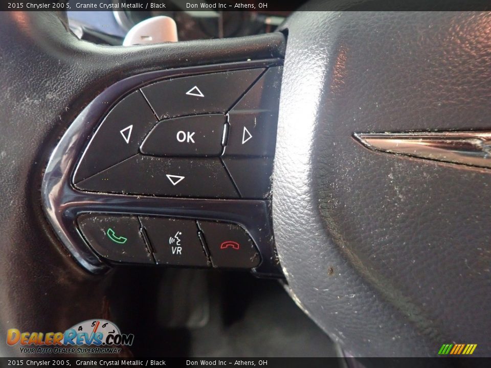 2015 Chrysler 200 S Granite Crystal Metallic / Black Photo #28