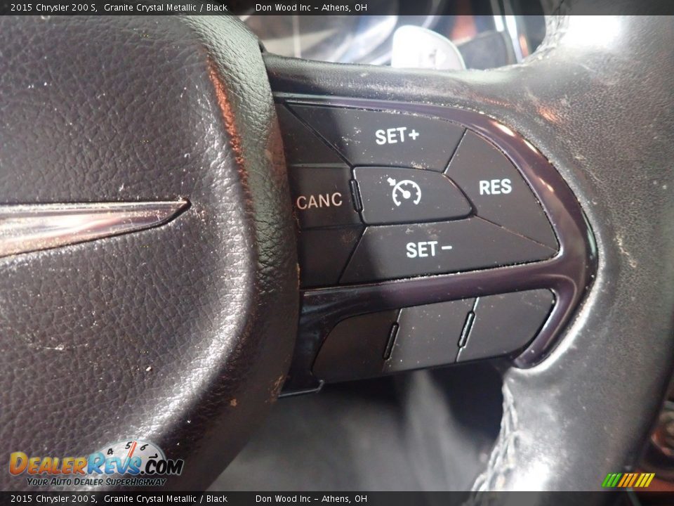 2015 Chrysler 200 S Granite Crystal Metallic / Black Photo #29