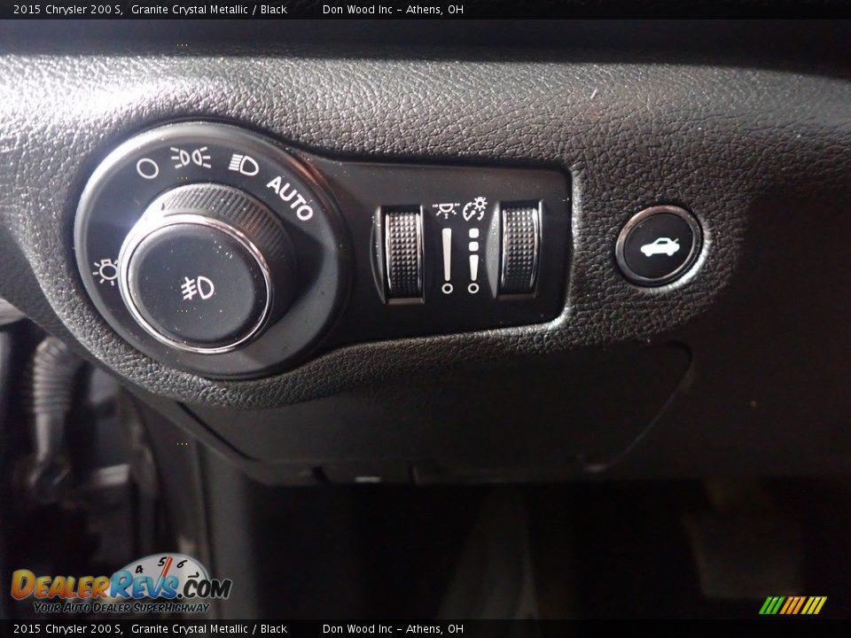 2015 Chrysler 200 S Granite Crystal Metallic / Black Photo #30
