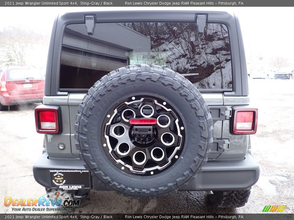 2021 Jeep Wrangler Unlimited Sport 4x4 Sting-Gray / Black Photo #4