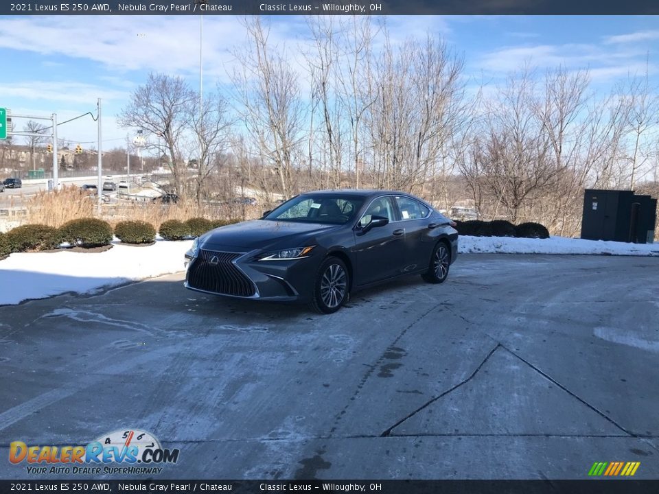 2021 Lexus ES 250 AWD Nebula Gray Pearl / Chateau Photo #1