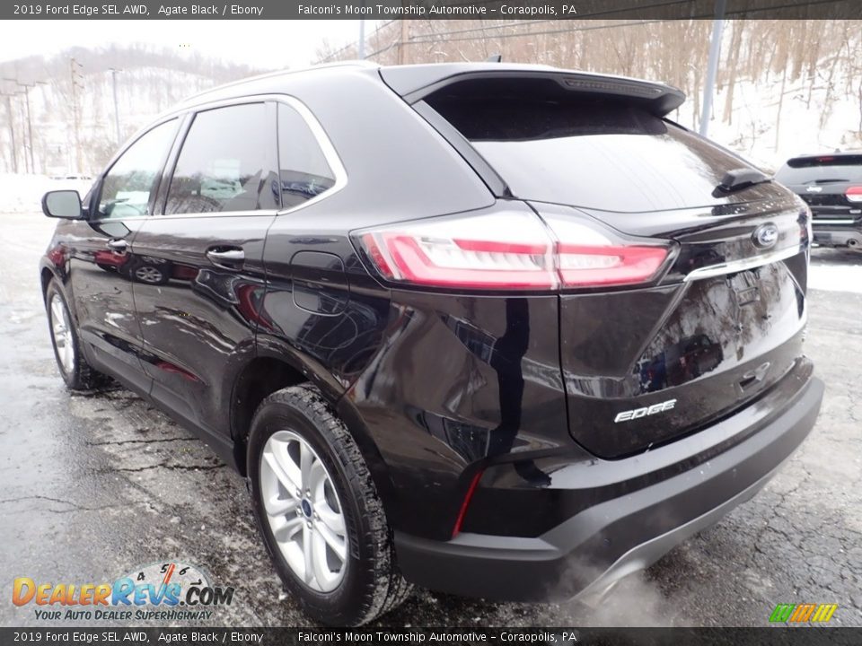 2019 Ford Edge SEL AWD Agate Black / Ebony Photo #5