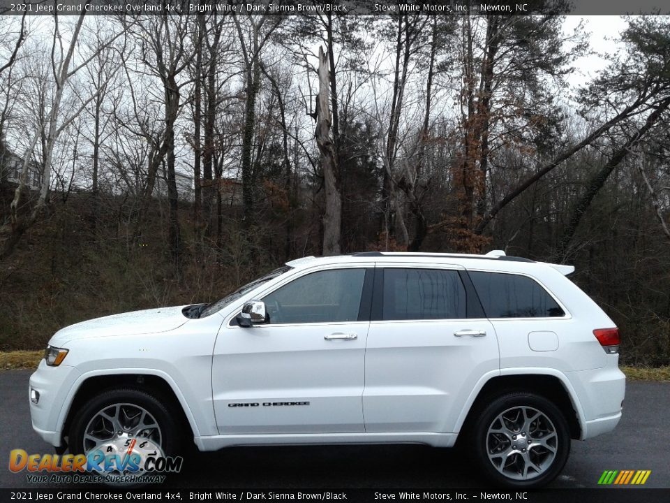 Bright White 2021 Jeep Grand Cherokee Overland 4x4 Photo #1