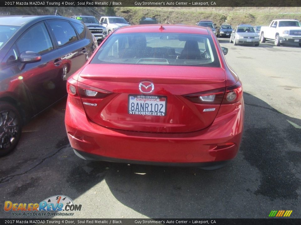 2017 Mazda MAZDA3 Touring 4 Door Soul Red Metallic / Black Photo #5