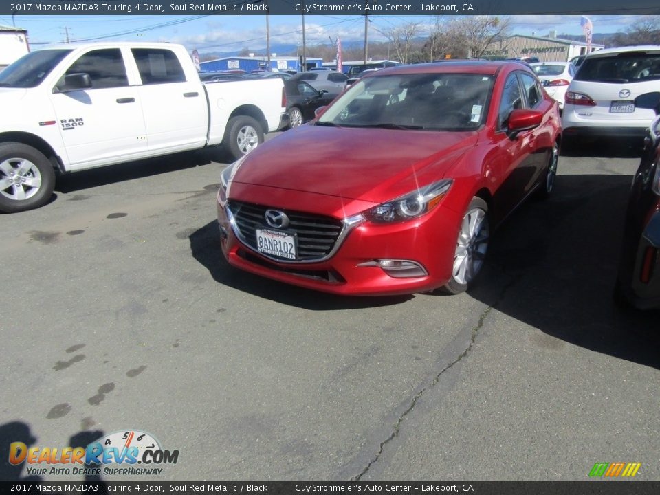 2017 Mazda MAZDA3 Touring 4 Door Soul Red Metallic / Black Photo #15