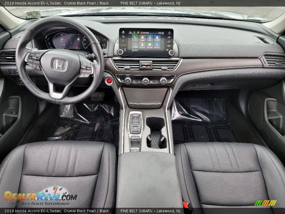 Black Interior - 2019 Honda Accord EX-L Sedan Photo #6