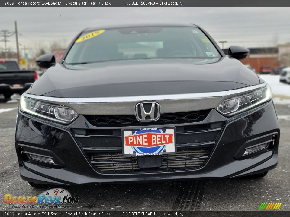 2019 Honda Accord EX-L Sedan Crystal Black Pearl / Black Photo #13