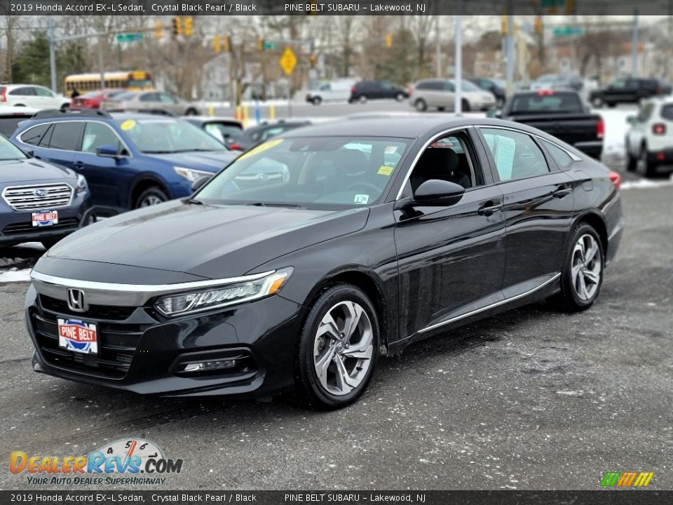 2019 Honda Accord EX-L Sedan Crystal Black Pearl / Black Photo #15