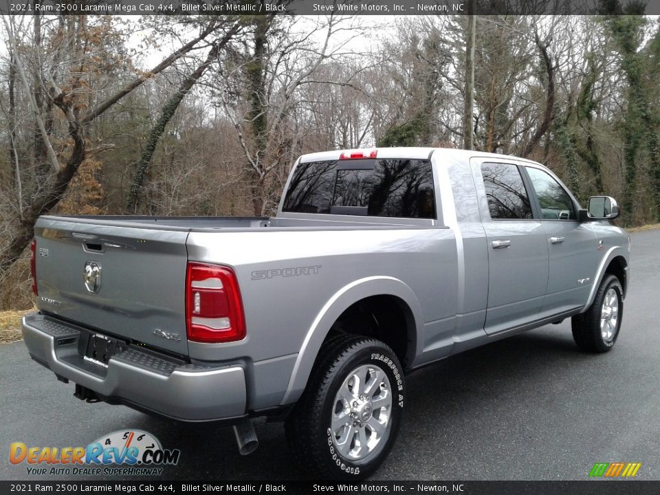 2021 Ram 2500 Laramie Mega Cab 4x4 Billet Silver Metallic / Black Photo #7