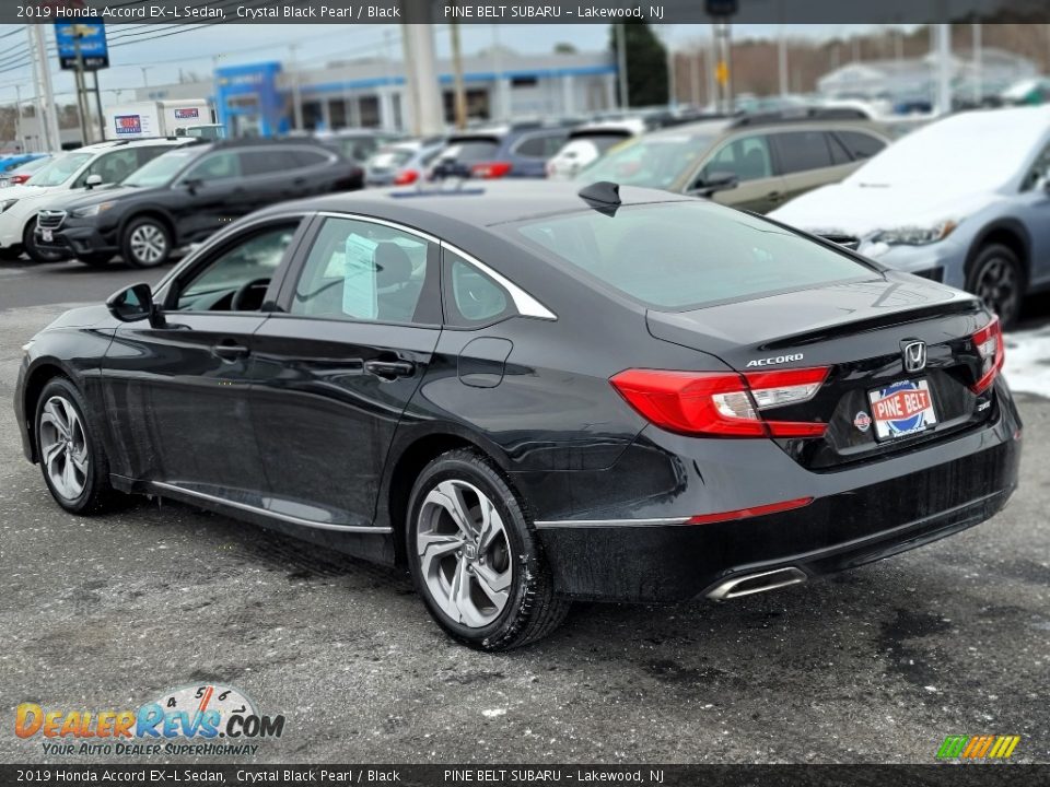 2019 Honda Accord EX-L Sedan Crystal Black Pearl / Black Photo #17