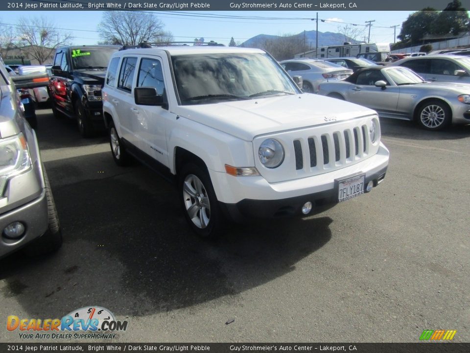 2014 Jeep Patriot Latitude Bright White / Dark Slate Gray/Light Pebble Photo #1