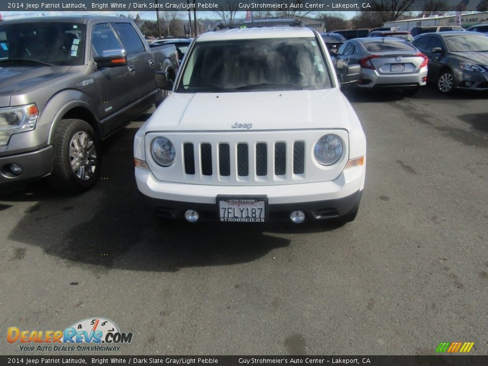 2014 Jeep Patriot Latitude Bright White / Dark Slate Gray/Light Pebble Photo #2