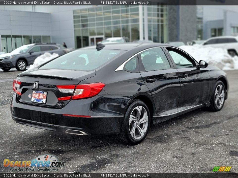 2019 Honda Accord EX-L Sedan Crystal Black Pearl / Black Photo #19