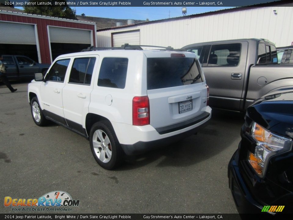 2014 Jeep Patriot Latitude Bright White / Dark Slate Gray/Light Pebble Photo #5