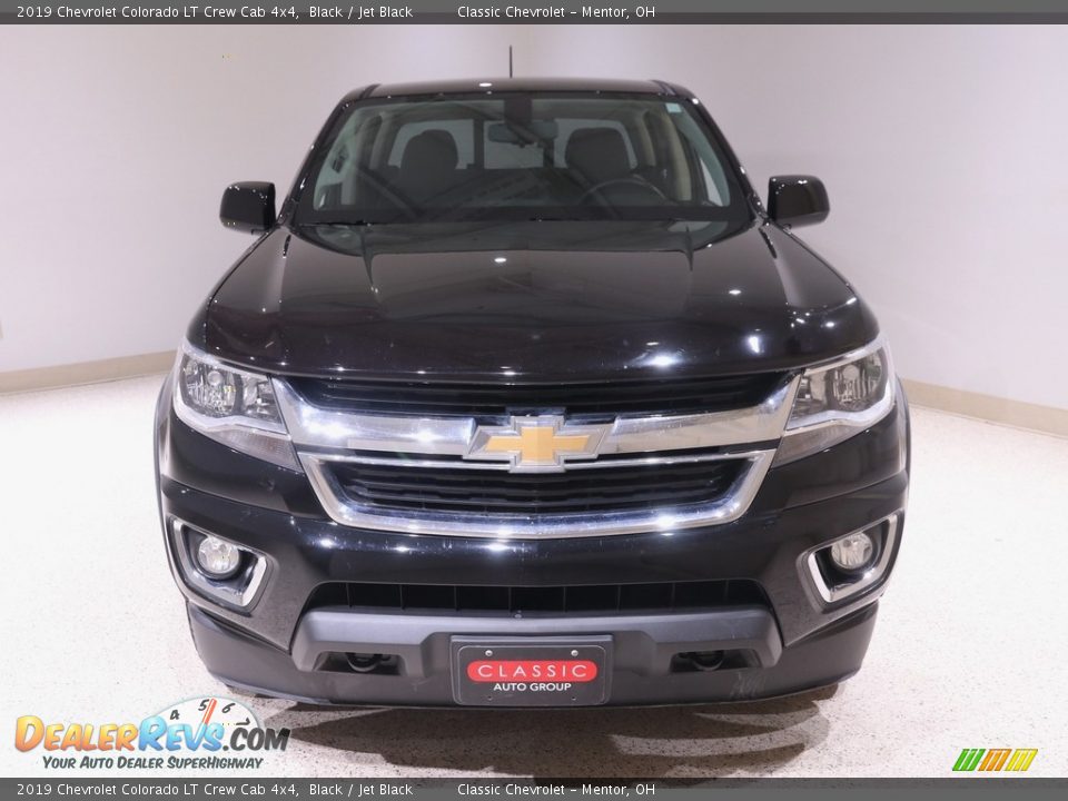 2019 Chevrolet Colorado LT Crew Cab 4x4 Black / Jet Black Photo #2