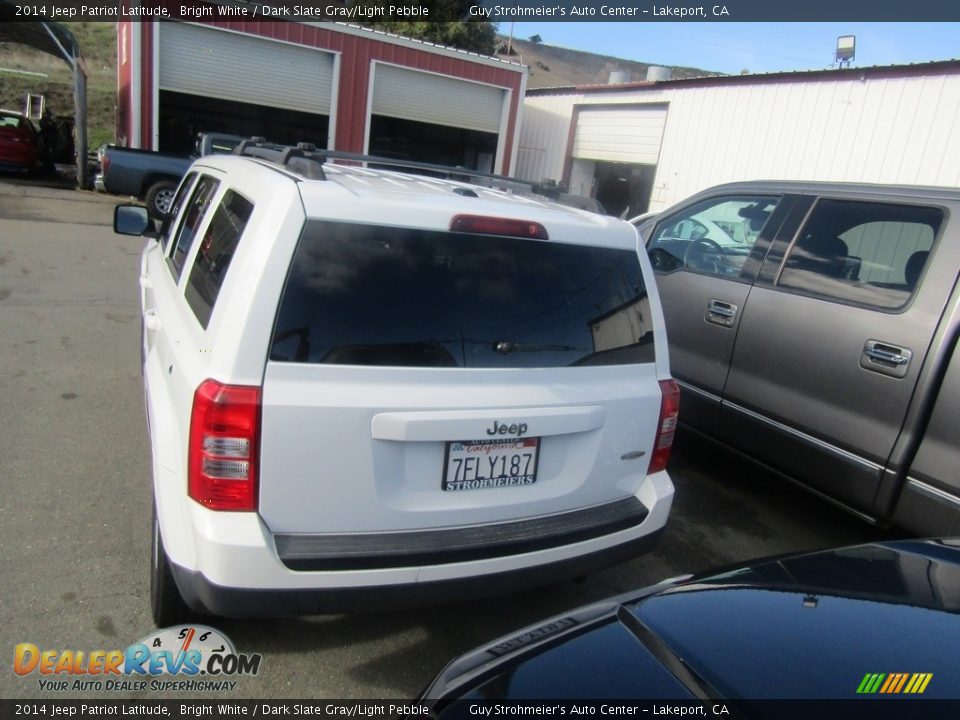 2014 Jeep Patriot Latitude Bright White / Dark Slate Gray/Light Pebble Photo #6