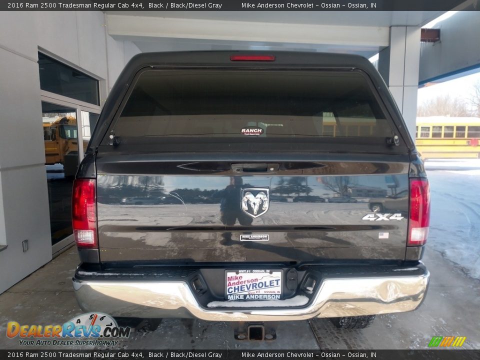 2016 Ram 2500 Tradesman Regular Cab 4x4 Black / Black/Diesel Gray Photo #5