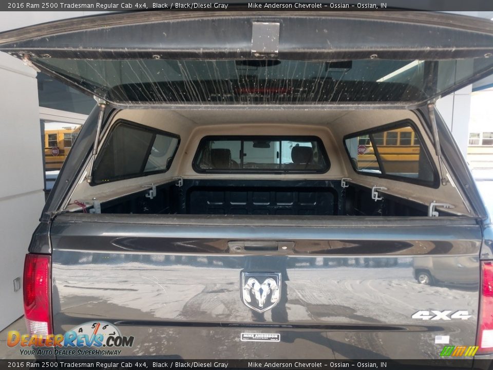 2016 Ram 2500 Tradesman Regular Cab 4x4 Black / Black/Diesel Gray Photo #6