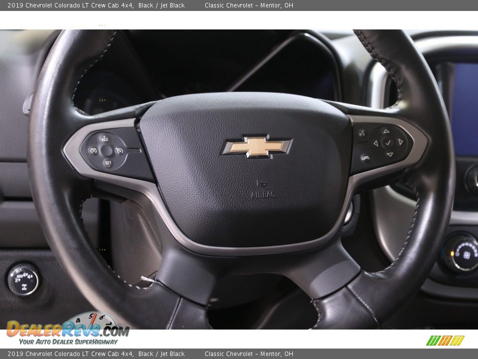 2019 Chevrolet Colorado LT Crew Cab 4x4 Black / Jet Black Photo #8