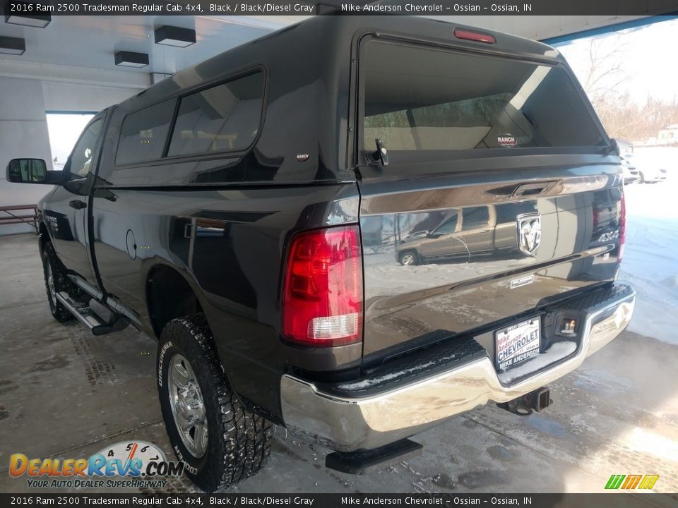 2016 Ram 2500 Tradesman Regular Cab 4x4 Black / Black/Diesel Gray Photo #8