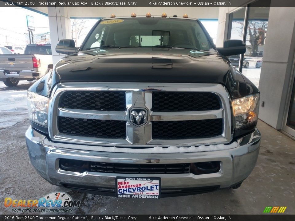 2016 Ram 2500 Tradesman Regular Cab 4x4 Black / Black/Diesel Gray Photo #10