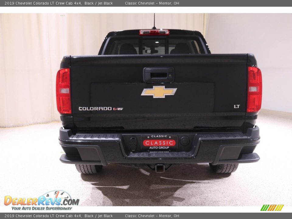 2019 Chevrolet Colorado LT Crew Cab 4x4 Black / Jet Black Photo #18