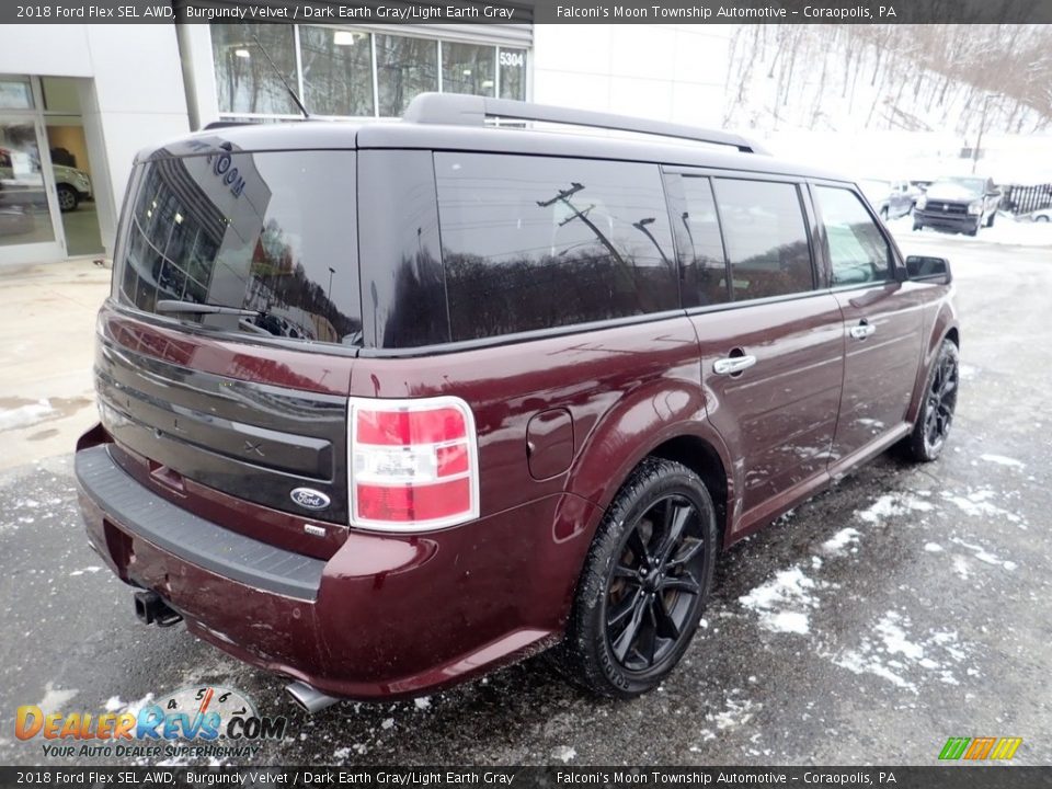 Burgundy Velvet 2018 Ford Flex SEL AWD Photo #2