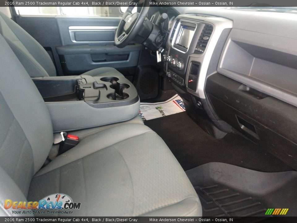 Front Seat of 2016 Ram 2500 Tradesman Regular Cab 4x4 Photo #20