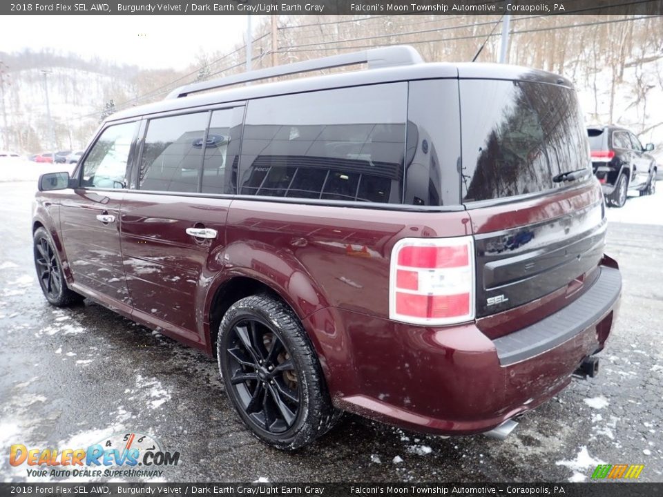 Burgundy Velvet 2018 Ford Flex SEL AWD Photo #5