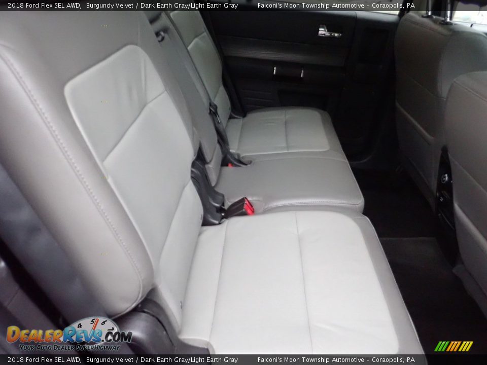 Rear Seat of 2018 Ford Flex SEL AWD Photo #14