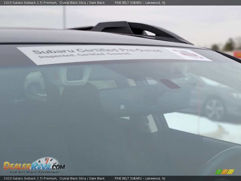 2020 Subaru Outback 2.5i Premium Crystal Black Silica / Slate Black Photo #15