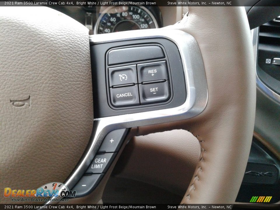 2021 Ram 3500 Laramie Crew Cab 4x4 Steering Wheel Photo #18