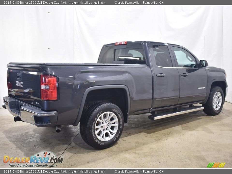 2015 GMC Sierra 1500 SLE Double Cab 4x4 Iridium Metallic / Jet Black Photo #2