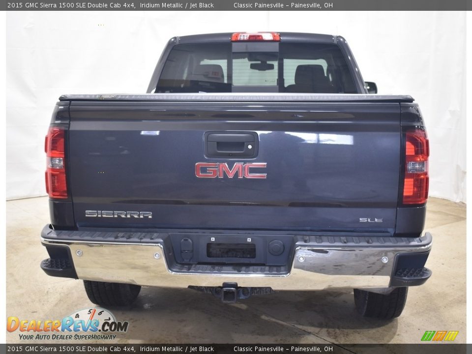 2015 GMC Sierra 1500 SLE Double Cab 4x4 Iridium Metallic / Jet Black Photo #3