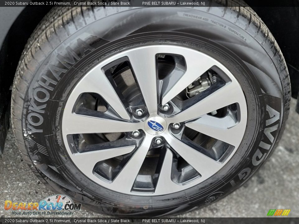 2020 Subaru Outback 2.5i Premium Crystal Black Silica / Slate Black Photo #32