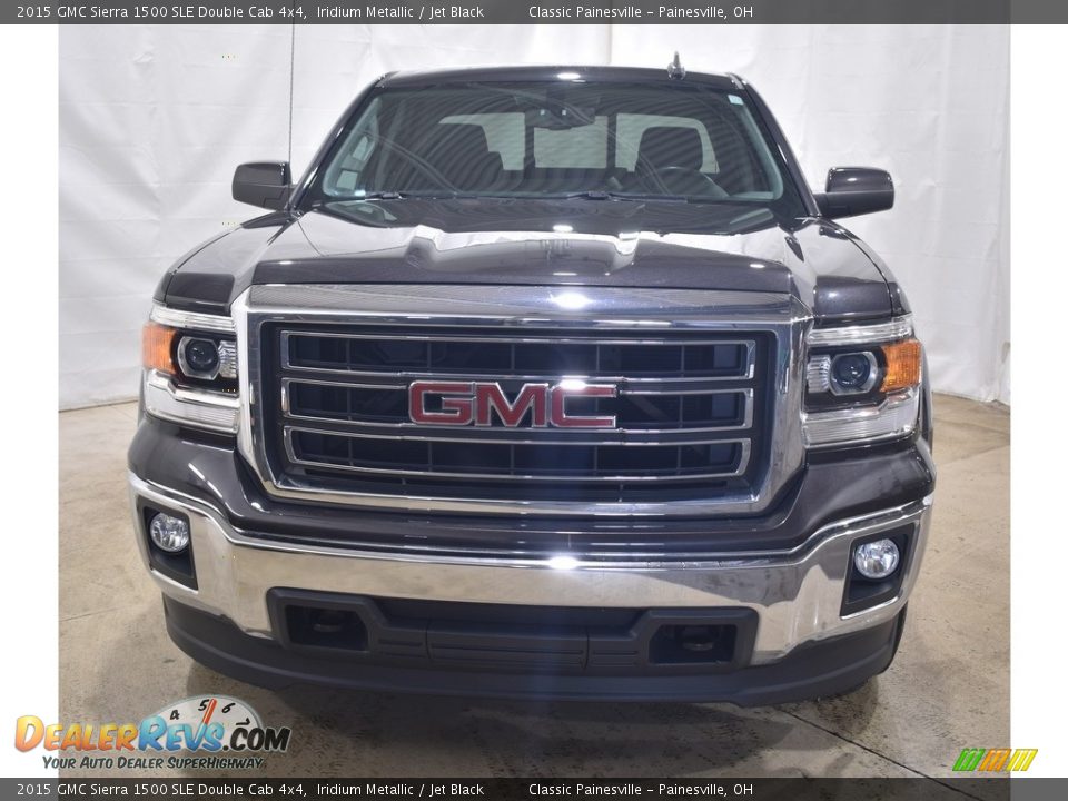 2015 GMC Sierra 1500 SLE Double Cab 4x4 Iridium Metallic / Jet Black Photo #4