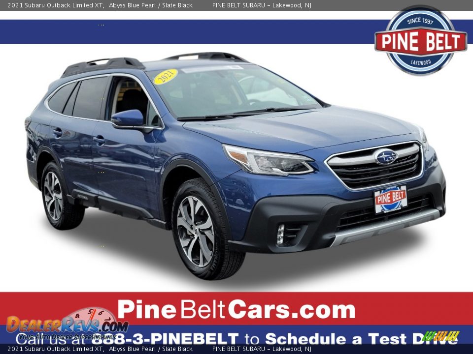 2021 Subaru Outback Limited XT Abyss Blue Pearl / Slate Black Photo #1