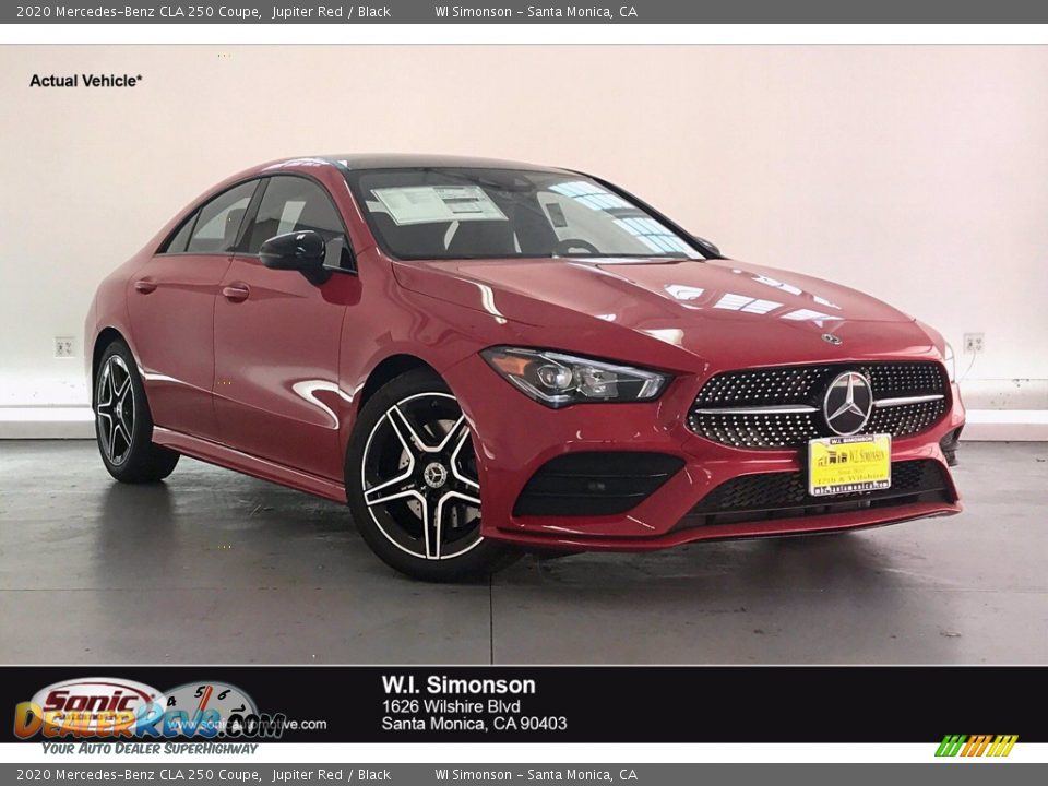 2020 Mercedes-Benz CLA 250 Coupe Jupiter Red / Black Photo #1