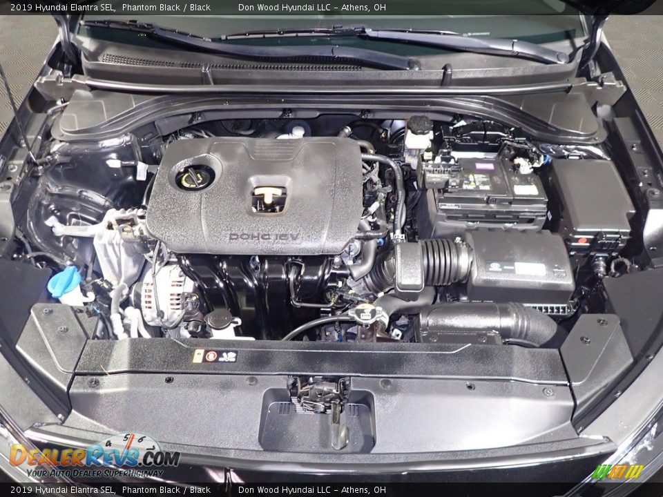 2019 Hyundai Elantra SEL Phantom Black / Black Photo #7