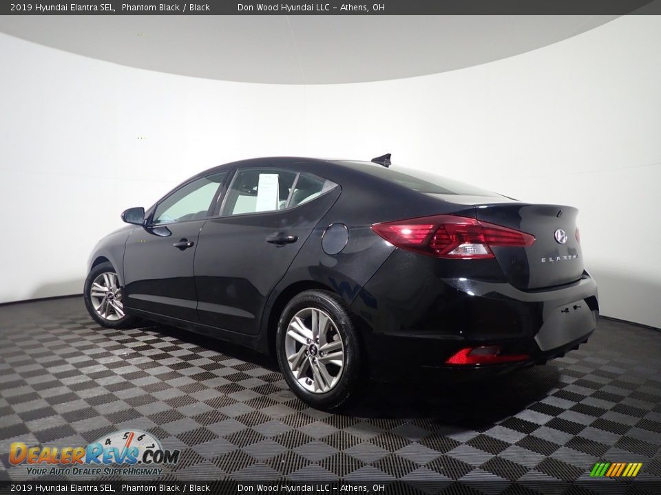 2019 Hyundai Elantra SEL Phantom Black / Black Photo #11