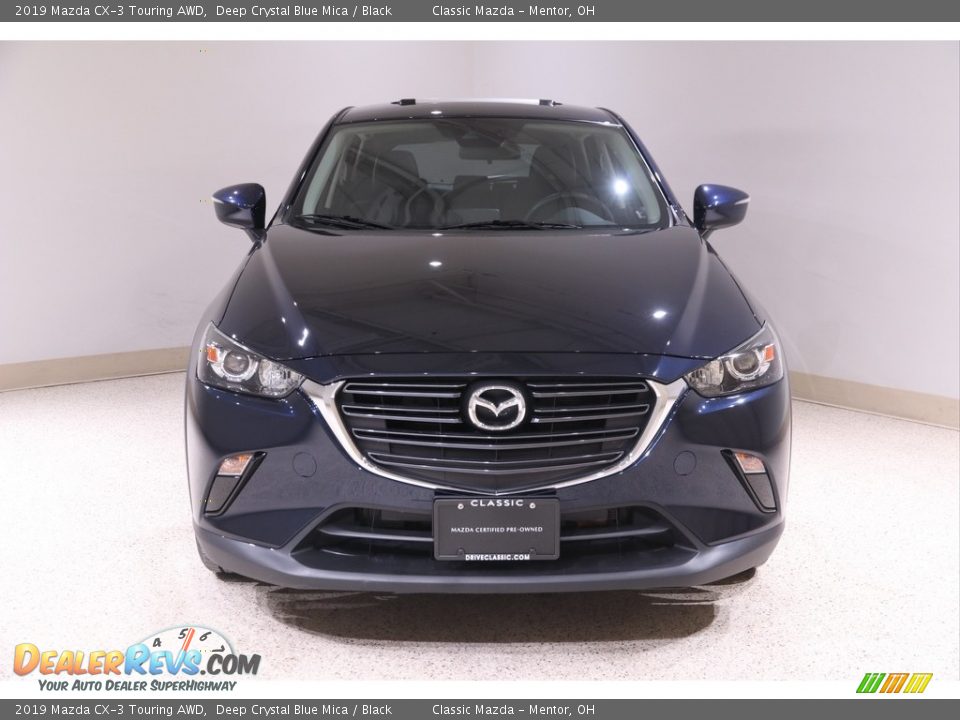 2019 Mazda CX-3 Touring AWD Deep Crystal Blue Mica / Black Photo #2