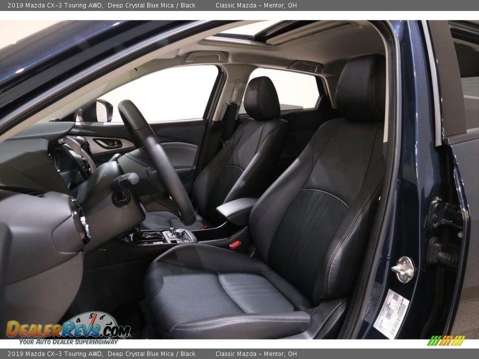 2019 Mazda CX-3 Touring AWD Deep Crystal Blue Mica / Black Photo #5